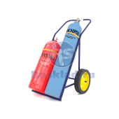 Тележка для перевозки двух баллонов с фиксацией ремнем КП 2.1 Тележка для перевозки двух баллонов с фиксацией ремнем КП 2.1